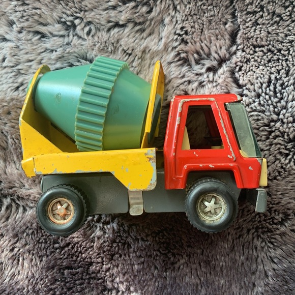 Vintage ZOOMER BOOMER Toy Cement Mixer Truck 1970'S Metal - Picture 4 of 7